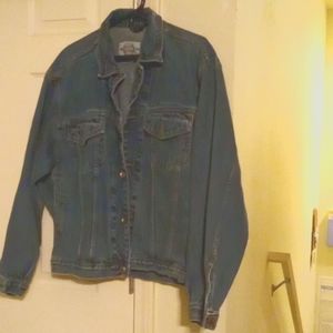 kPeacock⁩Vintage 90s Bugle Boy Denim Jean Trucker Jacket